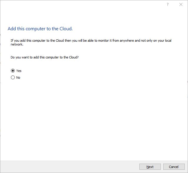 Monitor over the internet