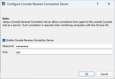 Configure Reverse Connection