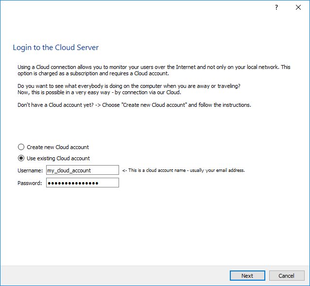 Activate cloud account